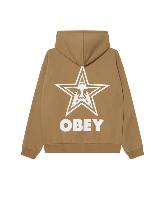 OBEY BOLD STAR PULLOVER HOODIE ELMWOOD