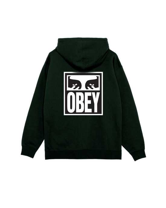 OBEY EYES ICON II HOODIE GREEN