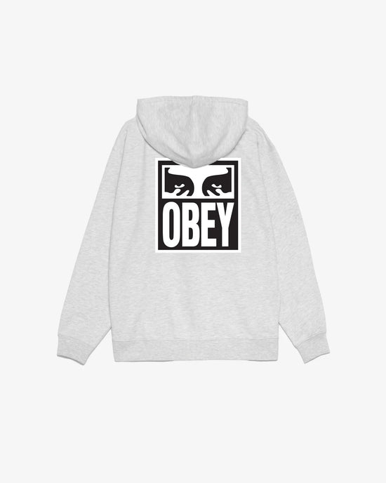 OBEY EYES ICON II HOODIE GREY