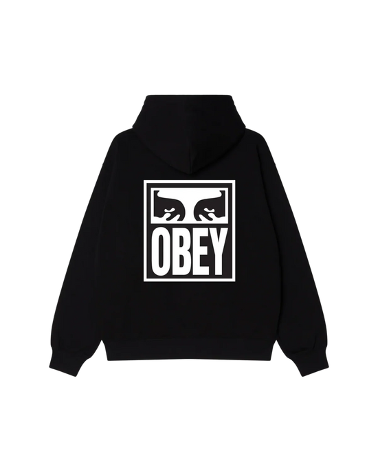 OBEY EYES ICON II HOODIE BLACK
