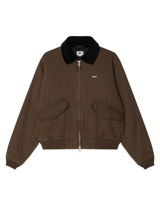 OBEY FADE WASH CWU JACKET