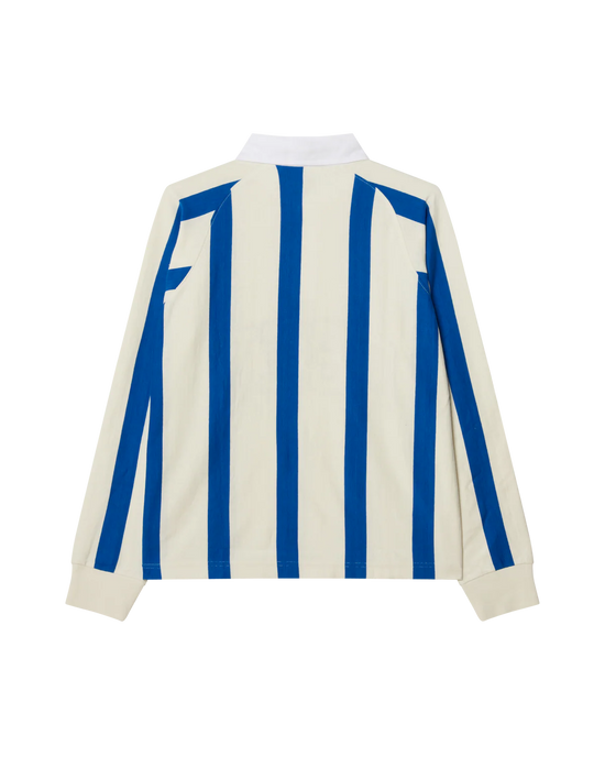 OBEY LANDON LS STRIPE POLO
