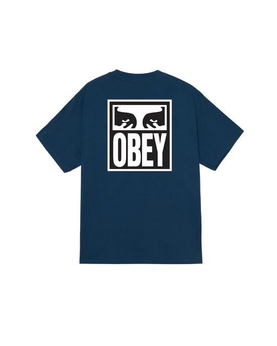 OBEY EYES ICON II CLASSIC T-SHIRT HARBOR BLUE