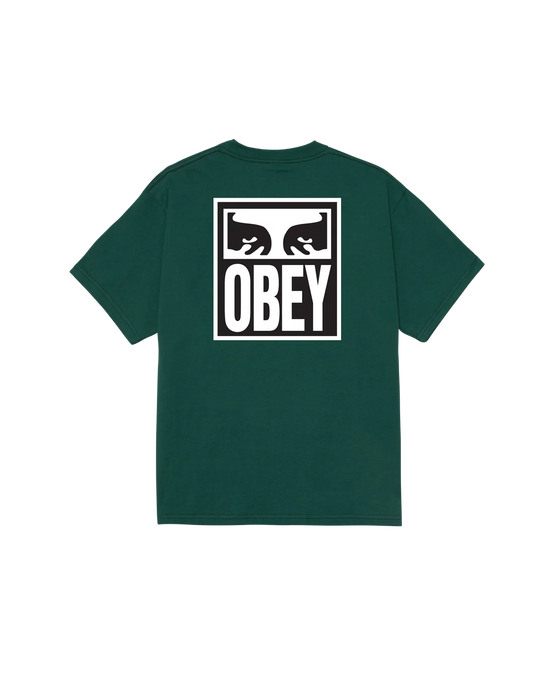 OBEY EYES ICON II CLASSIC T-SHIRT GREEN FOREST