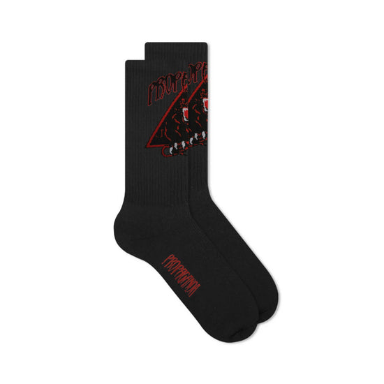 Triangle Panther Socks