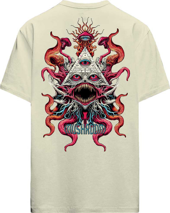 T-SHIRT MUSHROOM TENTACLES PYRAMIDS BIANCA