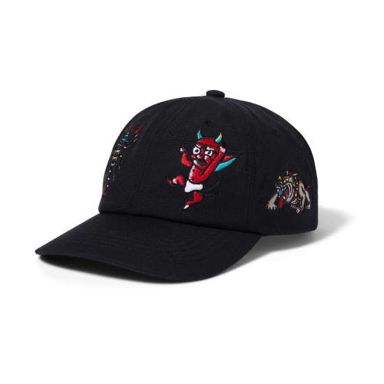 Bledsoe 6 Panel Snapback Hat blk