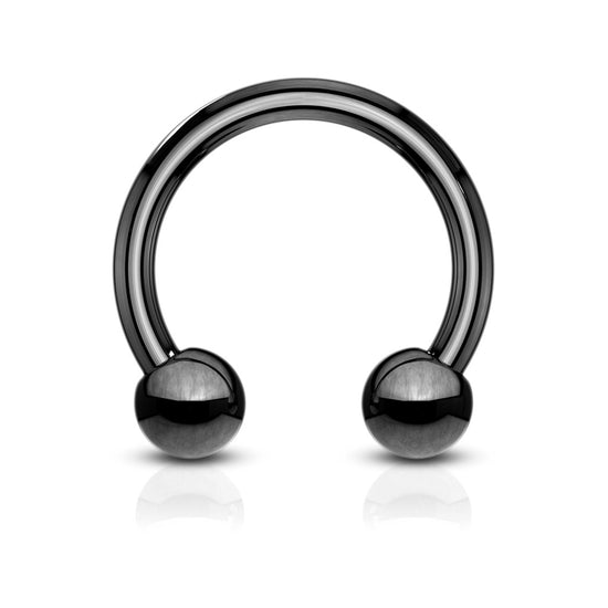 Septum in acciaio nero Titanium IP