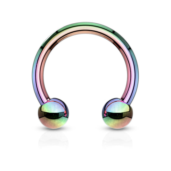 Septum in acciaio colori vari Titanium IP