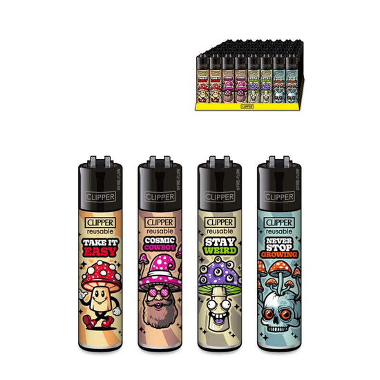 Clipper reusable SHROOMS - serie di 4