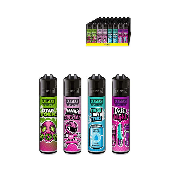 Clipper reusable GIRLY SLOGAN set di 4