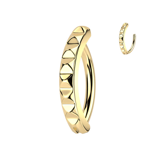 Piercing cerchio ombelico PIRAMID