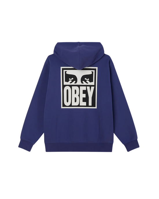 OBEY EYES ICON II  HOODIE BLUE