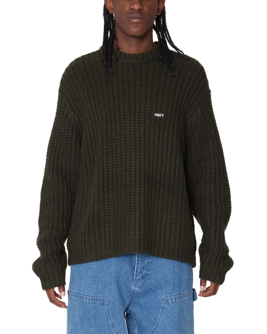 OBEY BOLD CHUNKY SWEATER