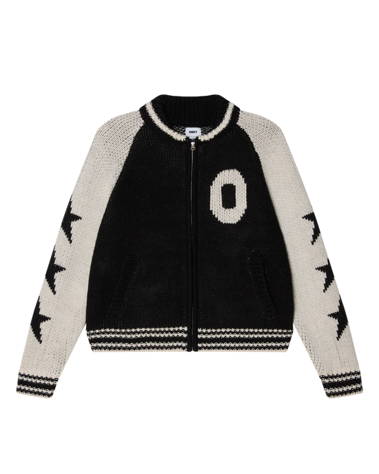 OBEY INT. COWICHAN SWEATER MAGLIONE BLK