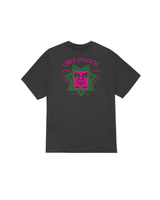 OBEY GLOBAL VISUALS CLASSIC T-SHIRT