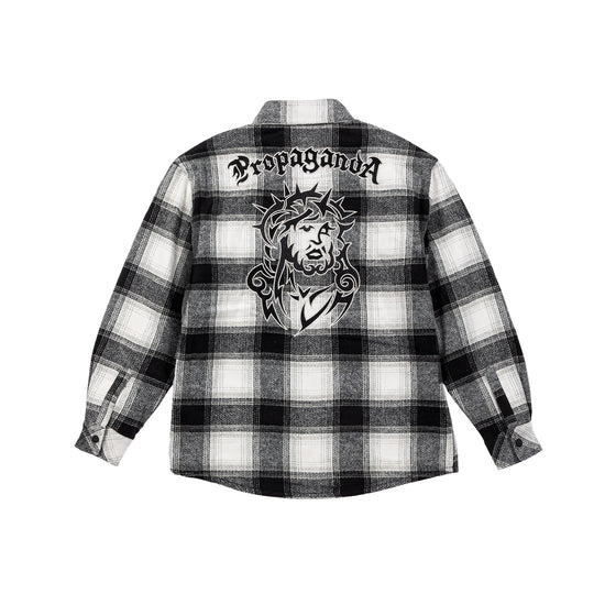 Jeez Flannel Overshirt grey