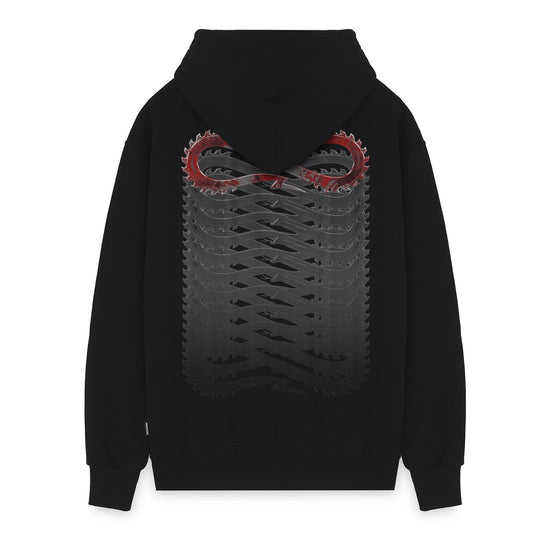 PROPAGANDA Ribs Injury Hoodie Black
