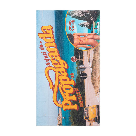 Propaganda Postcard Beachtowel