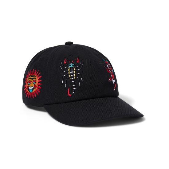 Bledsoe 6 Panel Snapback Hat blk