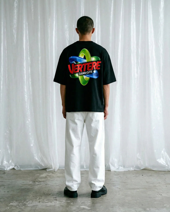 VERTERE BERLIN CLEAN CUTS T-SHIRT - BLACK