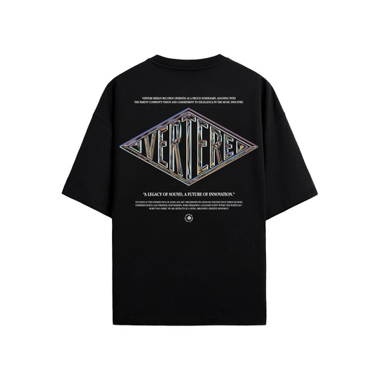 VERTERE BERLIN CORPORATE LOGO T-SHIRT - BLACK