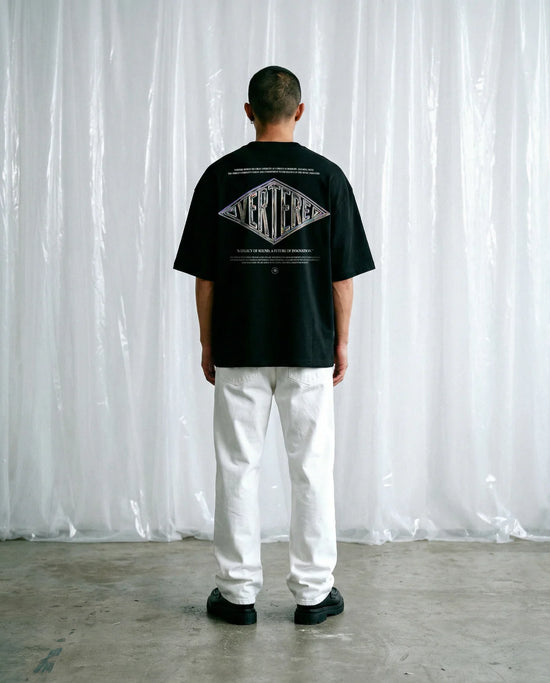 VERTERE BERLIN CORPORATE LOGO T-SHIRT - BLACK