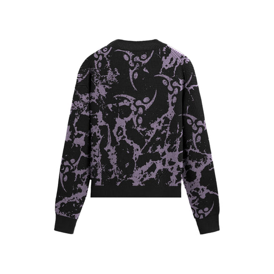 VERTERE DELTA KNIT SWEATER - BLACK