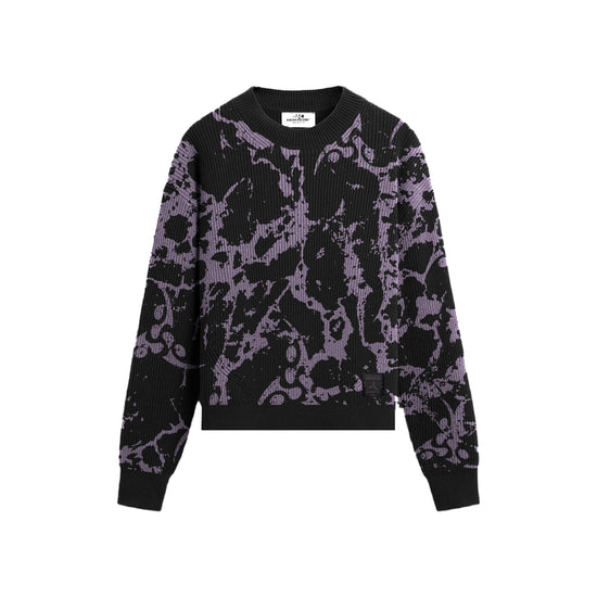 VERTERE DELTA KNIT SWEATER - BLACK