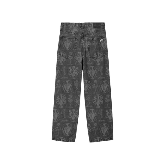 VERTERE SNAKEBITE DENIM - WASHED BLACK