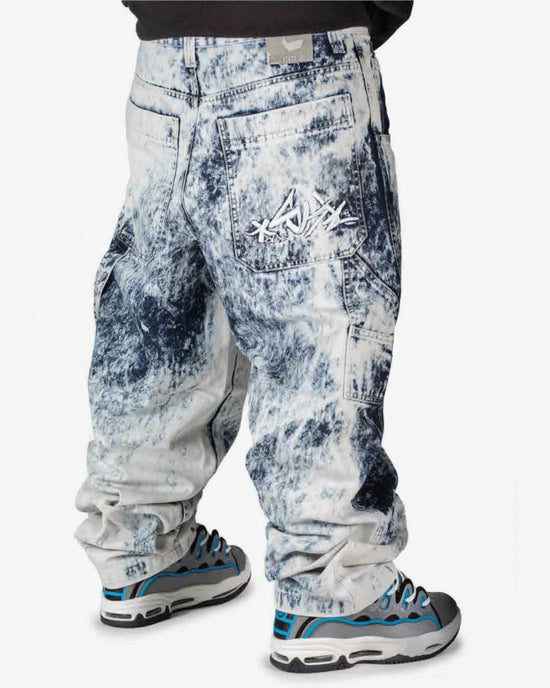 PANTALONI THE BLUESKIN BAGGY MARMO BLUE