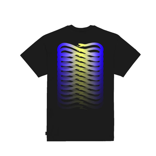 Ribs Gradient Tee Black/Yellow