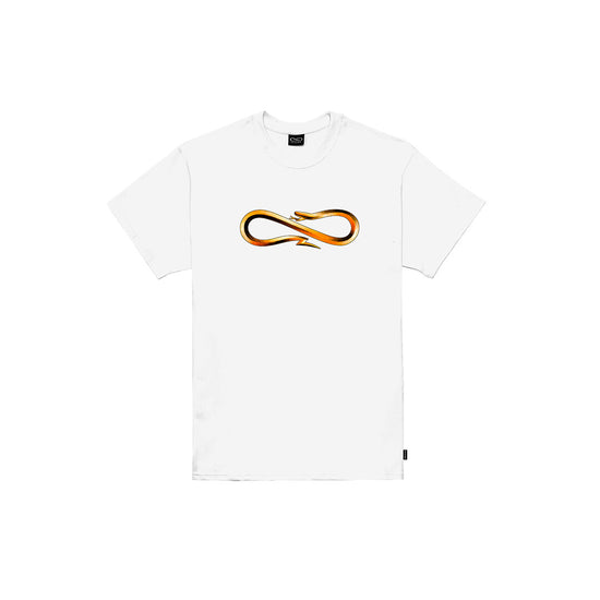 Logo Steel Tee White