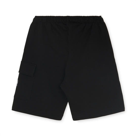 Label Classic Cargo Sweatshort Black