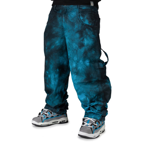 Jean The Blueskin reflective turchese Baggy