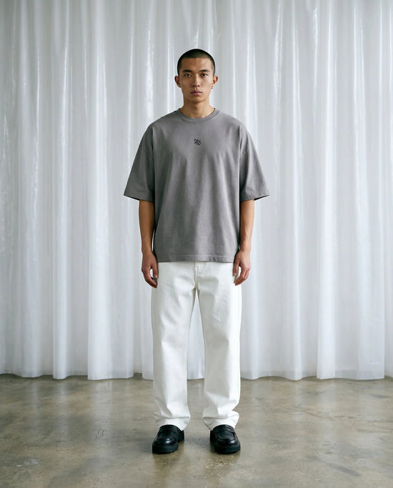 VERTERE BERLIN ORNAMENT PEACHED T-SHIRT - WASHED LAVA