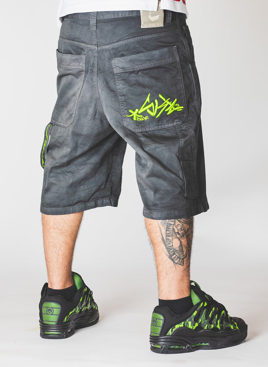 NEW!!! Jeans Bermuda Baggy Uomo The Blueskin R fluo marmo