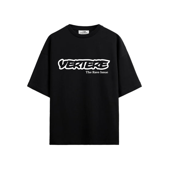 VERTERE BERLIN THE RAVE ISSUE T-SHIRT - BLACK