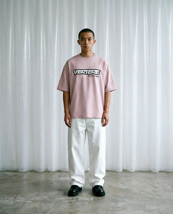 VERTERE BERLIN THE RAVE ISSUE T-SHIRT - DUSTY ROSE