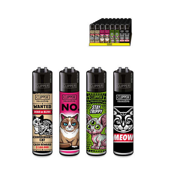 Clipper reusable  crazy cats