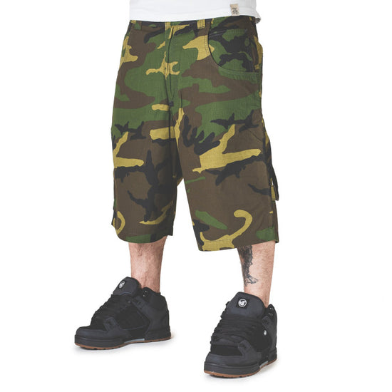 Bermuda Baggy Blueskin Camo Verde