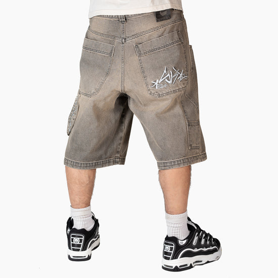 NEW!!! JEANS BAGGY Bermuda in Jeans Stone Wash