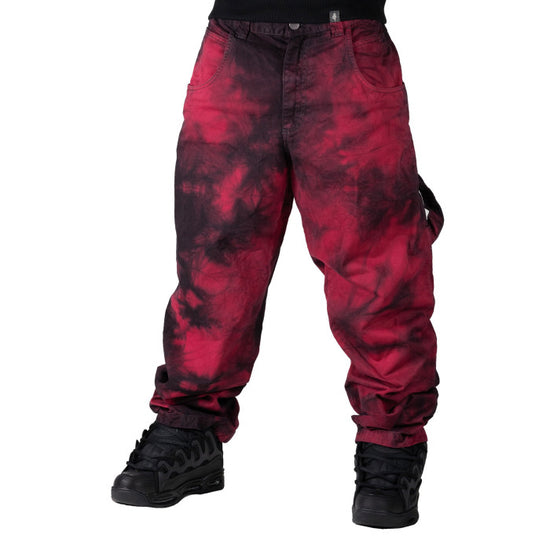 NEW! Pantaloni Baggy Uomo The Blueskin Warrior Tie-Dye Red Black